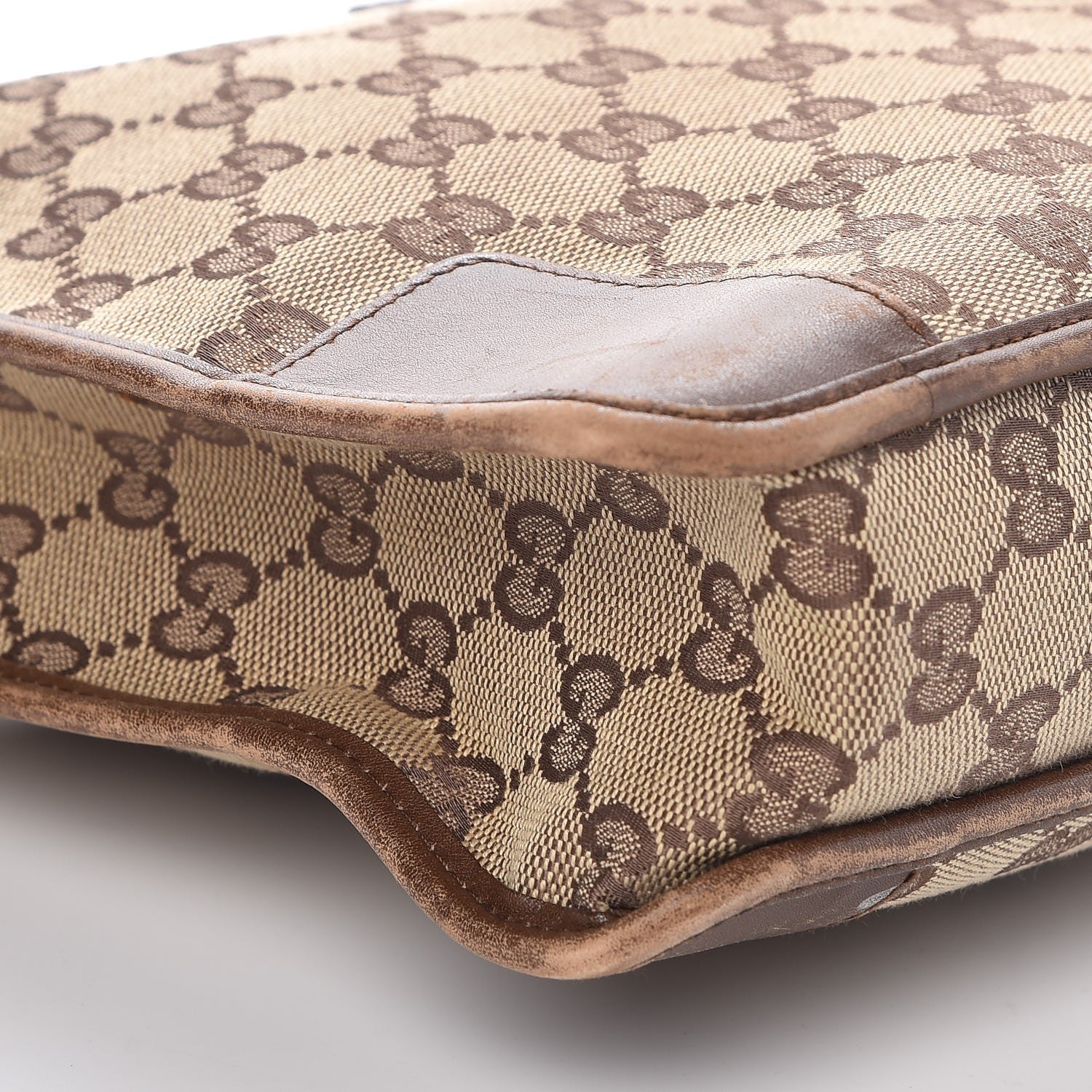 Gucci Monogram Shoulder Bag Brown 14 of 16