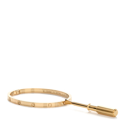 Cartier 18K Yellow Gold Small LOVE Bracelet 15 4 of 5