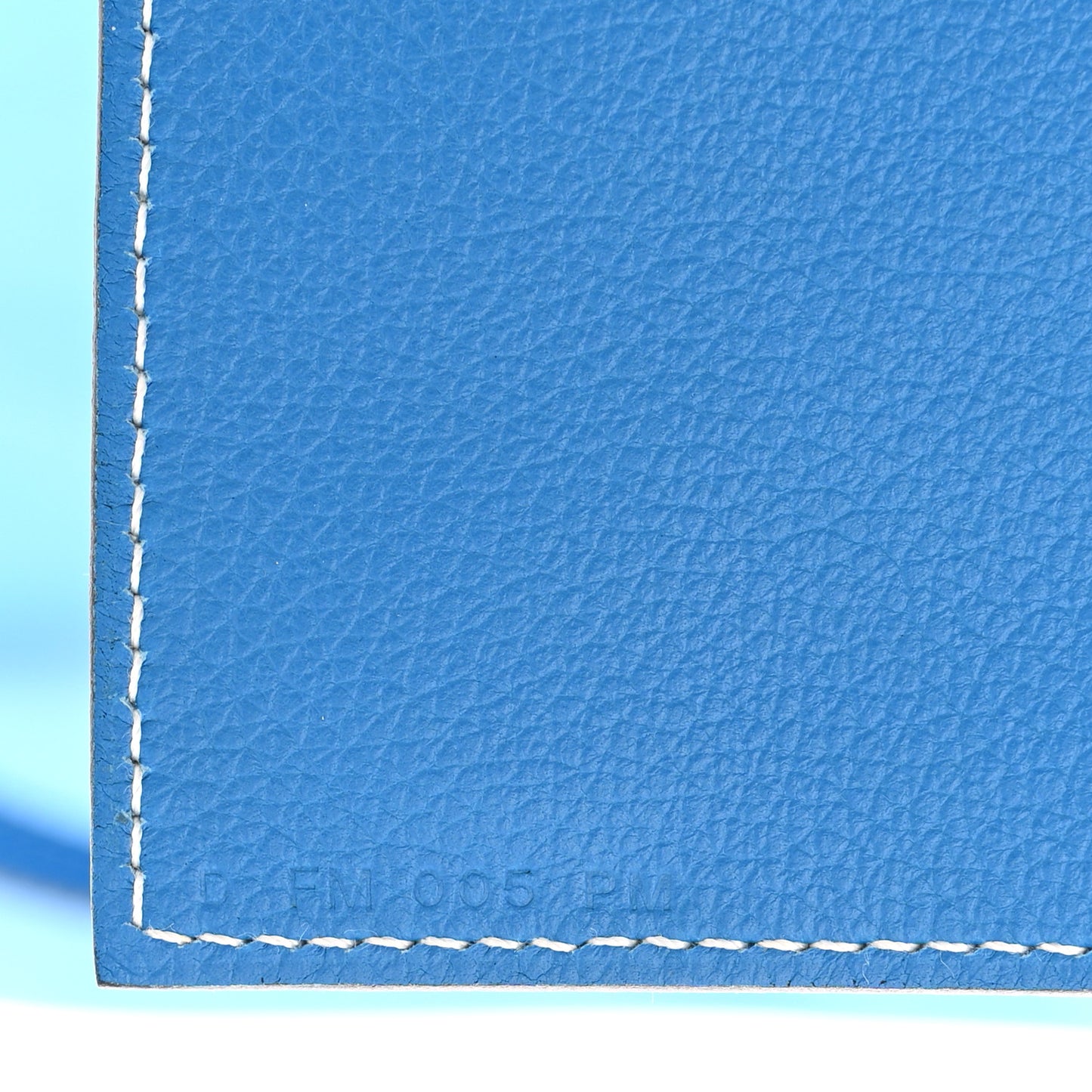 Cheri Calfskin Bridado Backpack Bleu Hydra