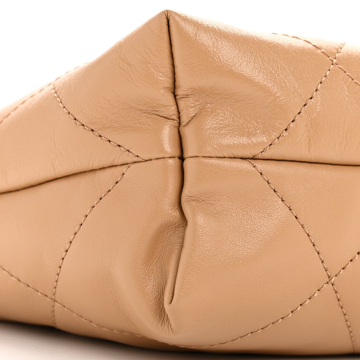 Chanel Shiny Calfskin Quilted Small Chanel 22 Beige 10 of 12