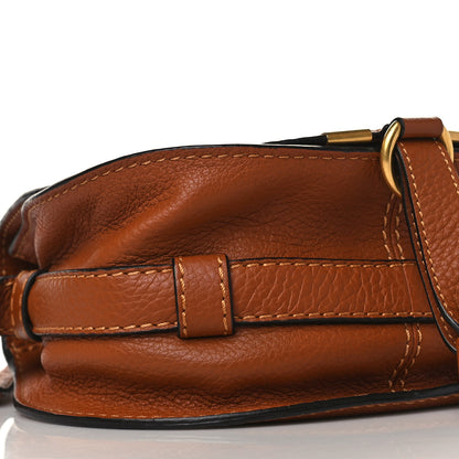 Chloe Calfskin Mini Marcie Round Crossbody Bag Tan 9 of 10
