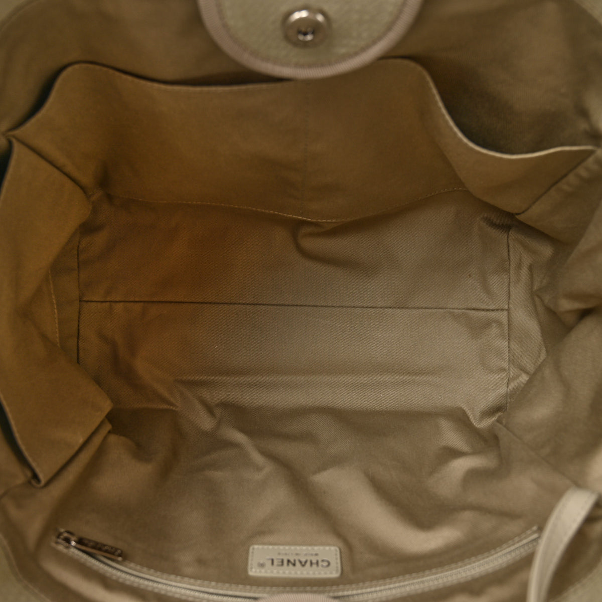 Chanel Mixed Fibers Medium Deauville Tote Grey 6 of 12