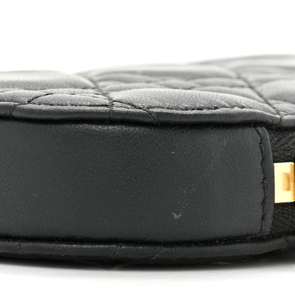 Christian Dior Lambskin Cannage Lady Dior Phone Holder Black 7 of 9