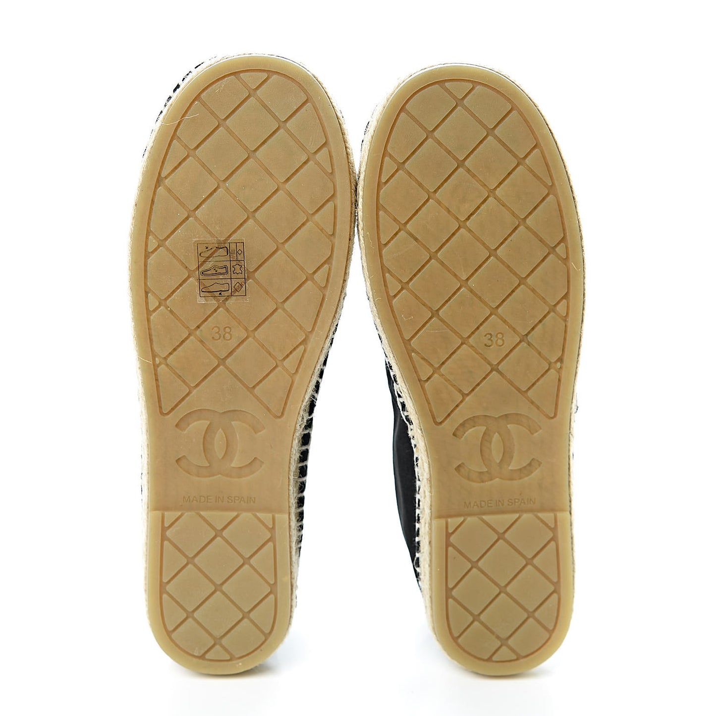 Velvet Logo Espadrilles 38 Black