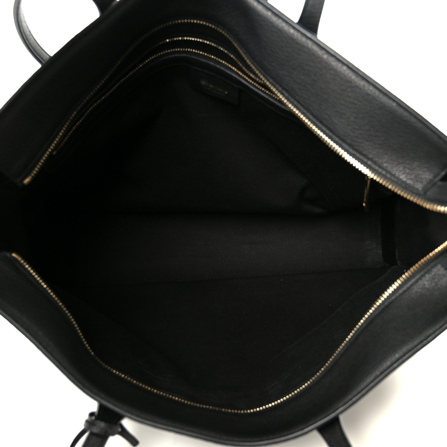 Salvatore Ferragamo Grained Calfskin Medium Star Tote Black 5 of 11
