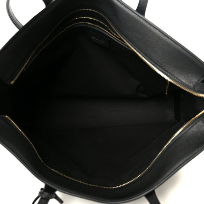 Salvatore Ferragamo Grained Calfskin Medium Star Tote Black 5 of 11