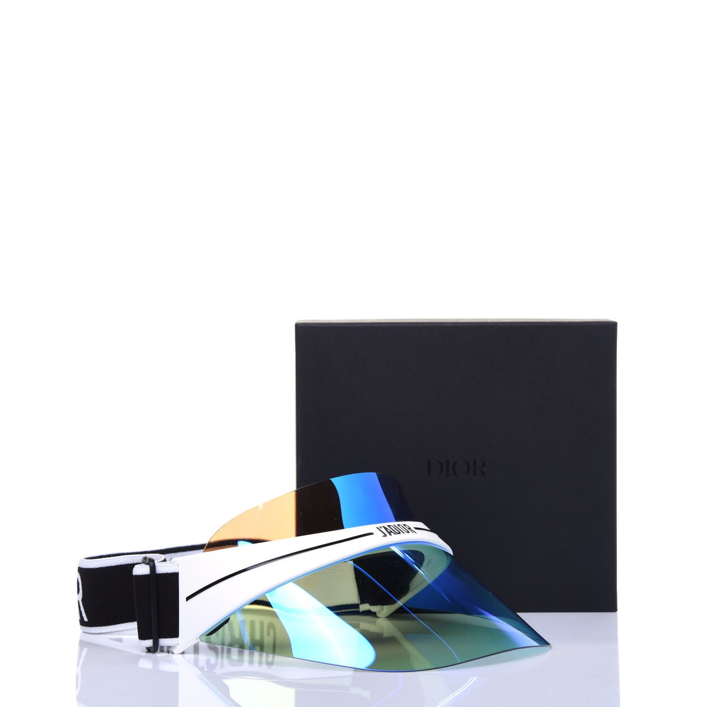 Mirrored DiorClub1 Sun Visor Blue