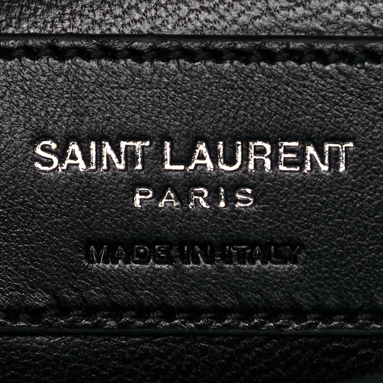 Saint Laurent Sheepskin Tri-Quilt Monogram Medium College Bag Black 6 of 10