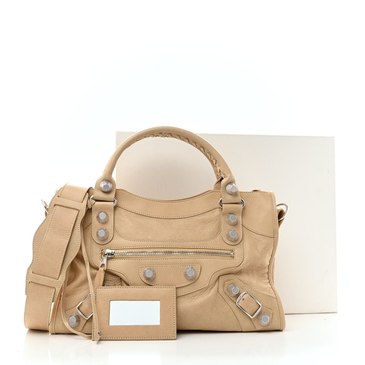 Balenciaga Agneau Giant 21 Silver Hardware City Sahara 14 of 14