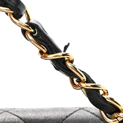 Chanel Lambskin Quilted Medium Double Flap Black 13 of 13
