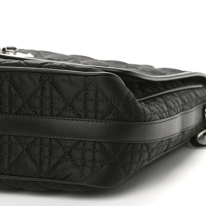 Christian Dior Nylon Cannage Charming Lock Messenger Bag Black 9 of 9