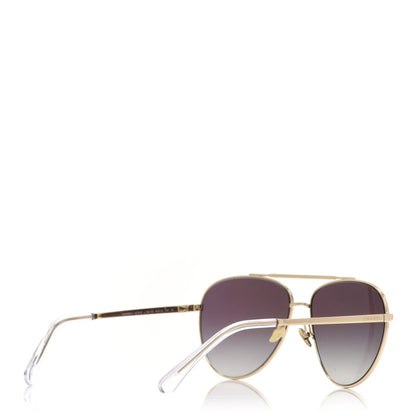 Chanel Metal Aviator Sunglasses 4279-B Gold 4 of 7