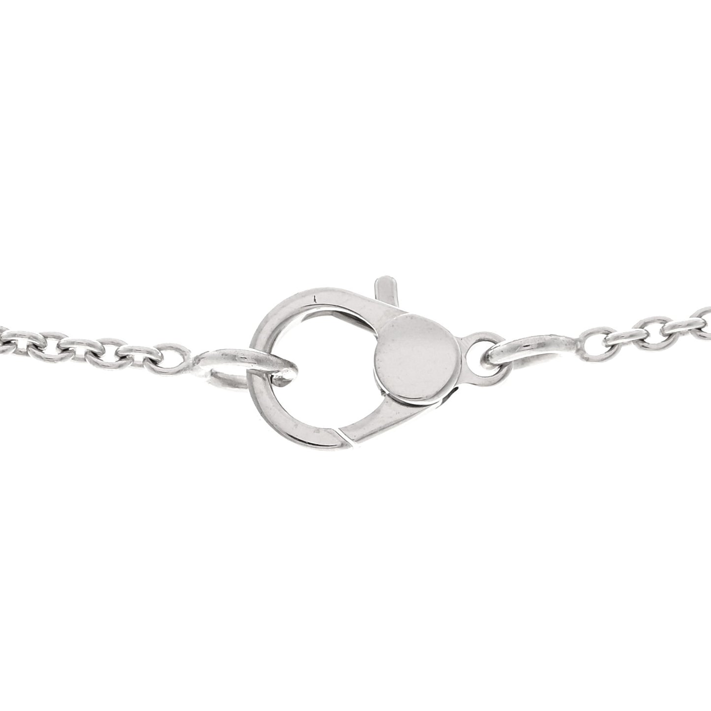 18K White Gold Diamond Finesse Pendant Necklace