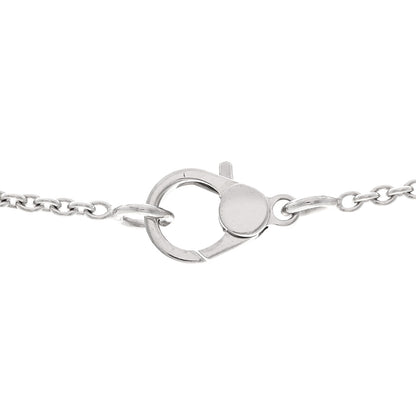 Hermes 18K White Gold Diamond Finesse Pendant Necklace 5 of 6