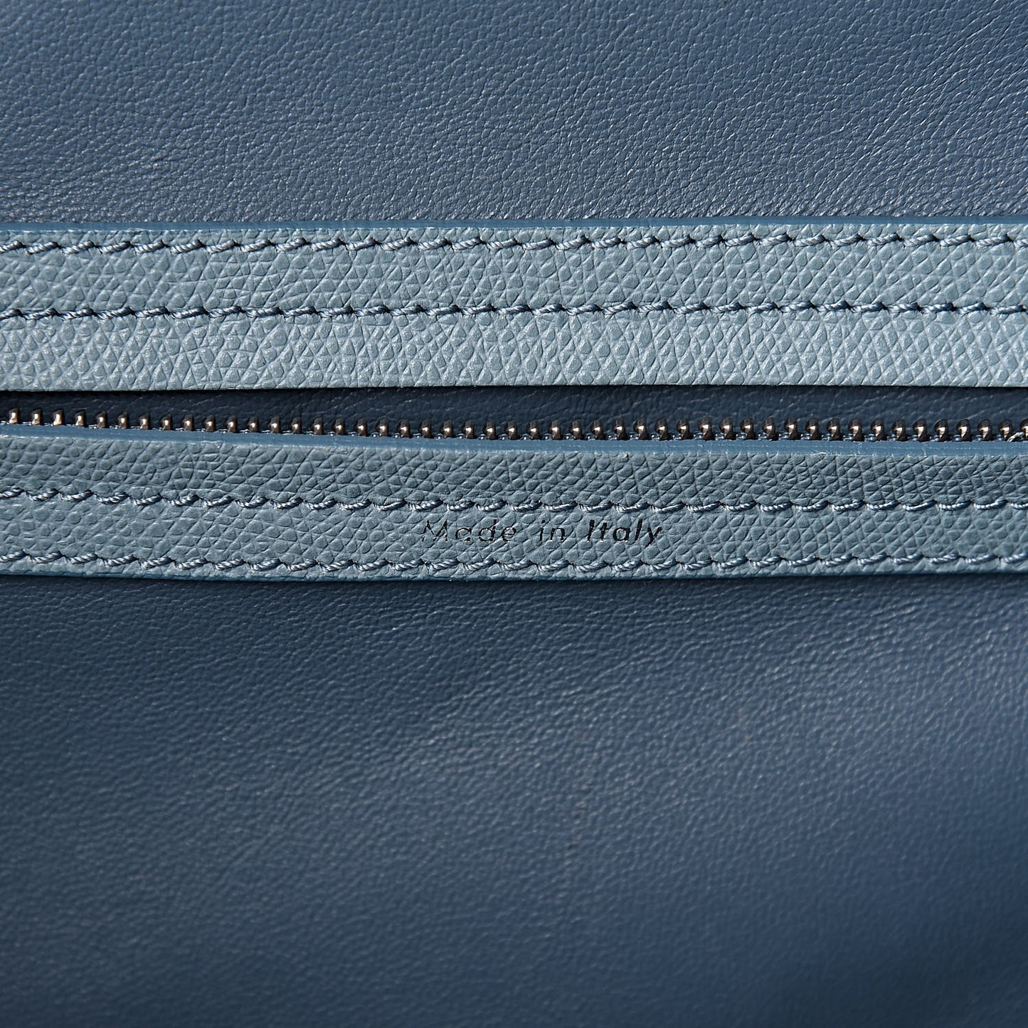 Grained Calfskin Medium Phantom Luggage Sky Blue