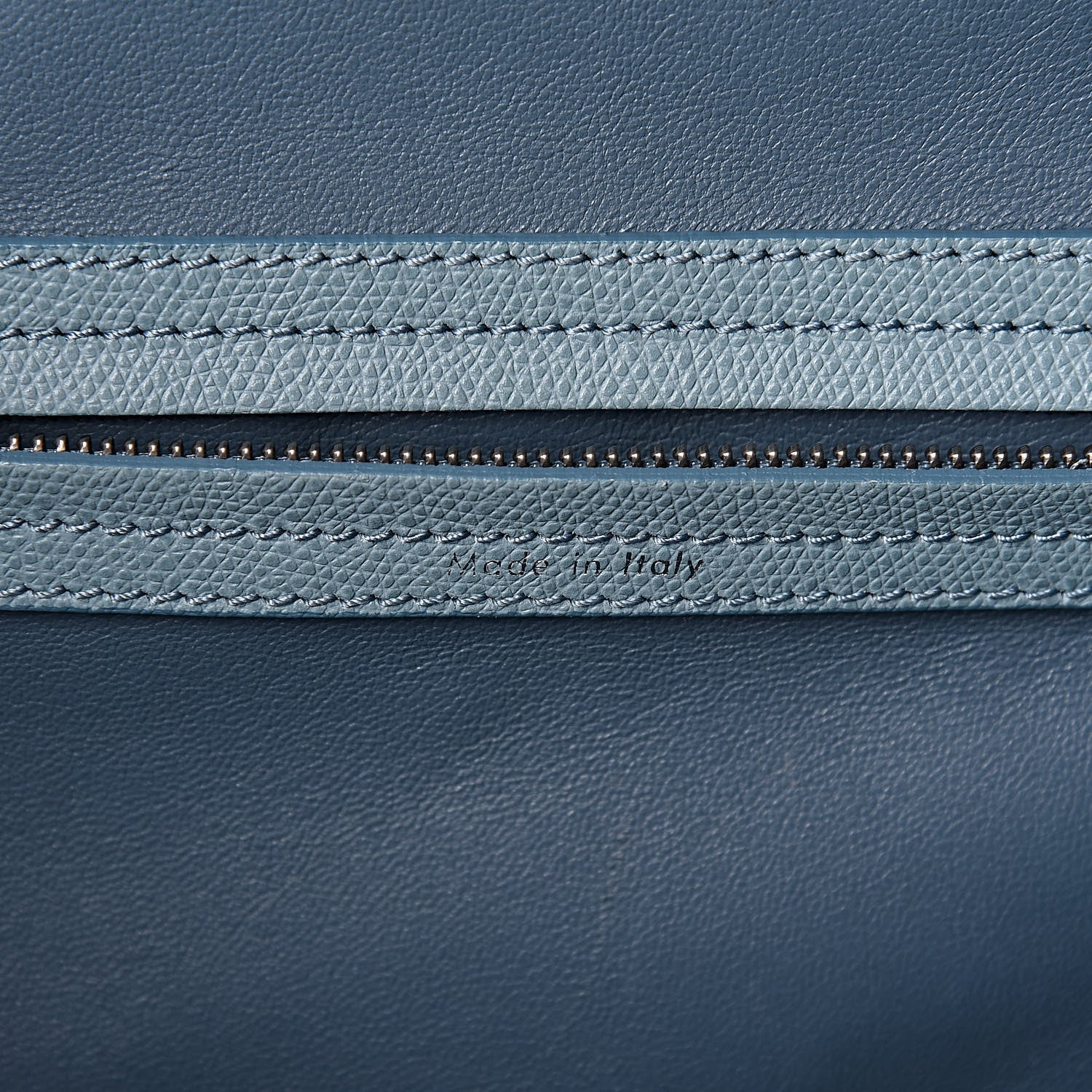 Celine Grained Calfskin Medium Phantom Luggage Sky Blue 6 of 10