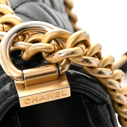 Chanel Caviar Quilted Small Boy Flap Black 12 of 13