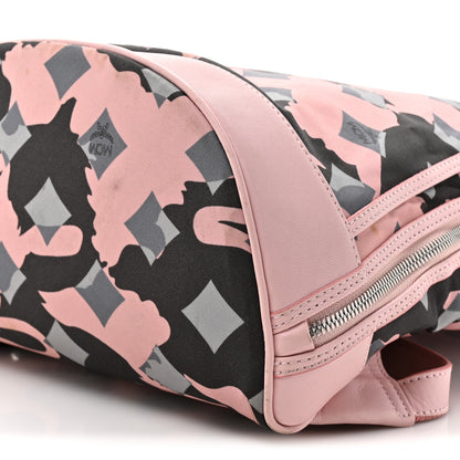 MCM Nylon Camo Backpack Pink Blush 8 of 19