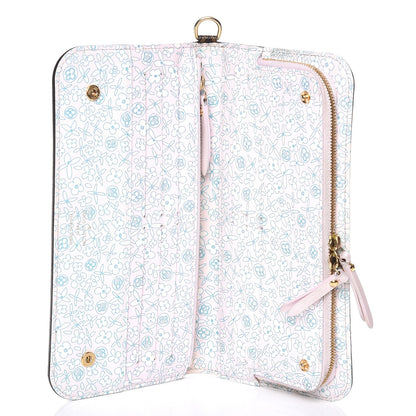Louis Vuitton Monogram Fleuri Insolite Wallet Rose 5 of 8