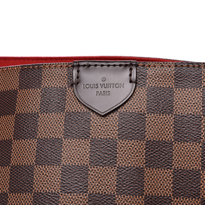 Louis Vuitton Damier Ebene Caissa Hobo Cherry 9 of 9