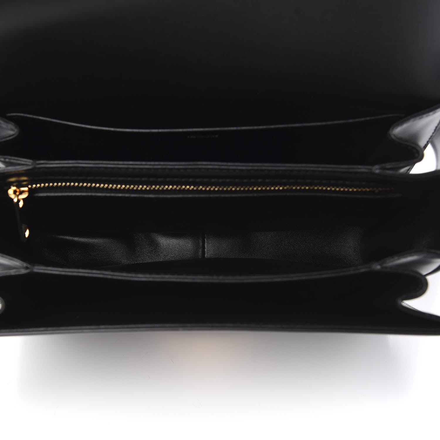 Celine Shiny Calfskin Medium Triomphe Black 5 of 11