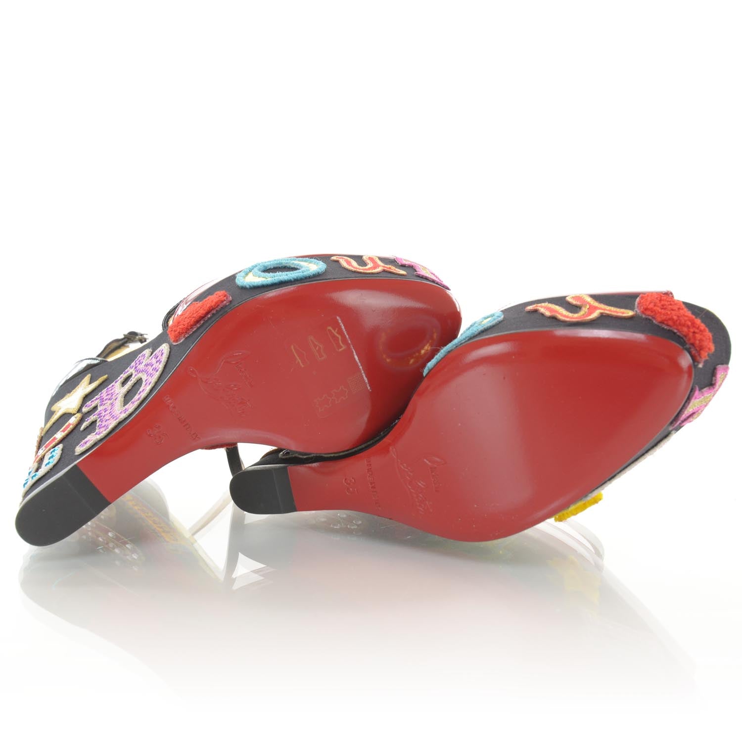 Christian Louboutin LE 20th Anniversary Zeppa 140 Platform Wedges 35 4 of 6