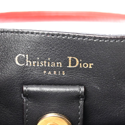 Christian Dior Calfskin Medium Diorissimo Tote Red 7 of 10