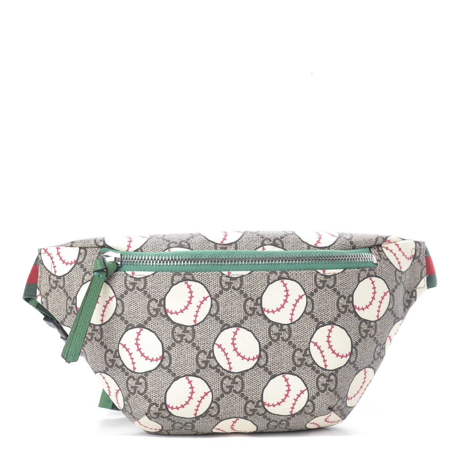 Gucci GG Supreme Monogram Baseballs Web Childrens Belt Bag 1 of 9