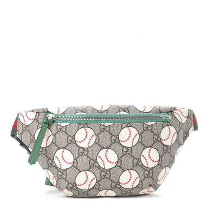 Gucci GG Supreme Monogram Baseballs Web Childrens Belt Bag 1 of 9
