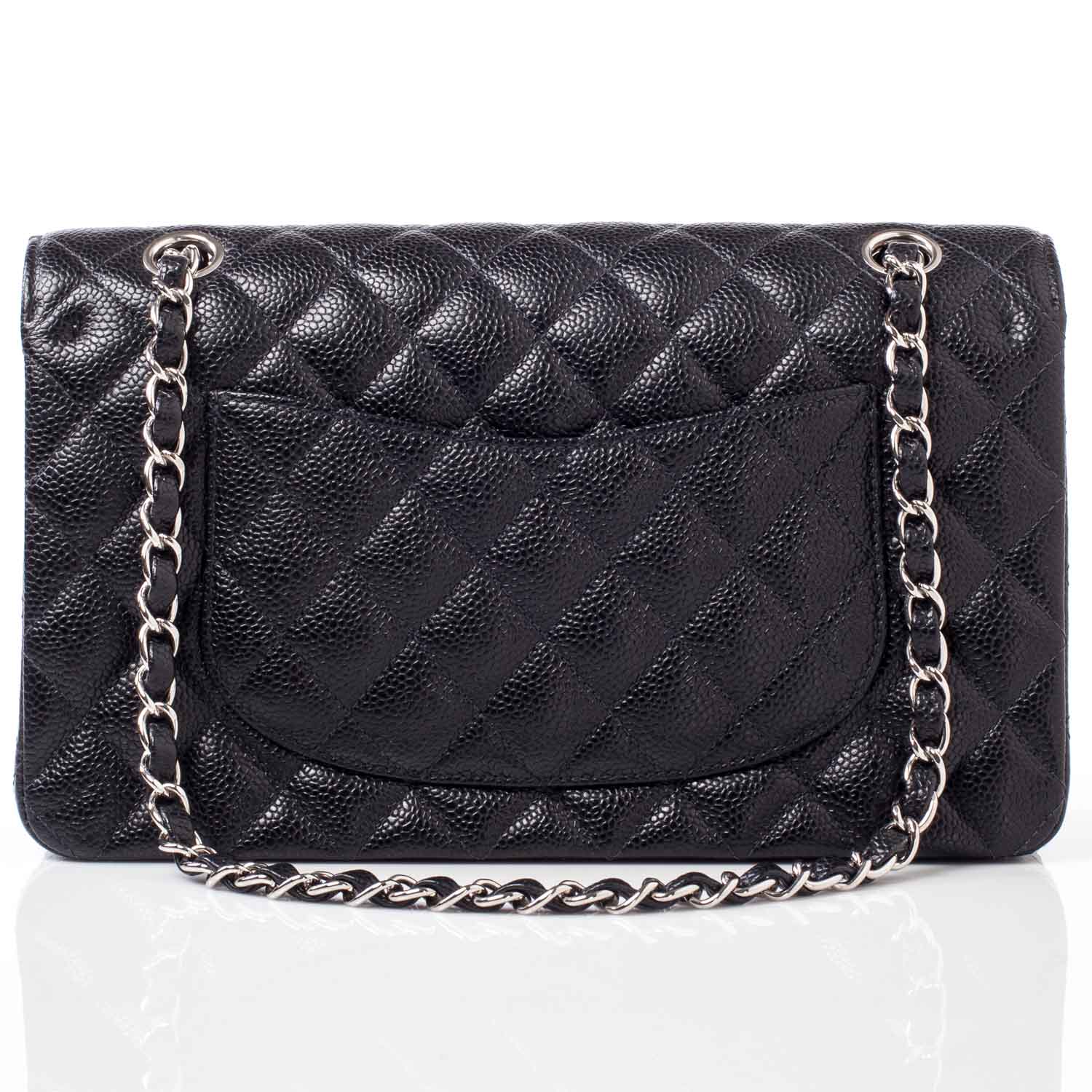 Chanel Caviar Quilted Medium Double Flap Black 4 of 10