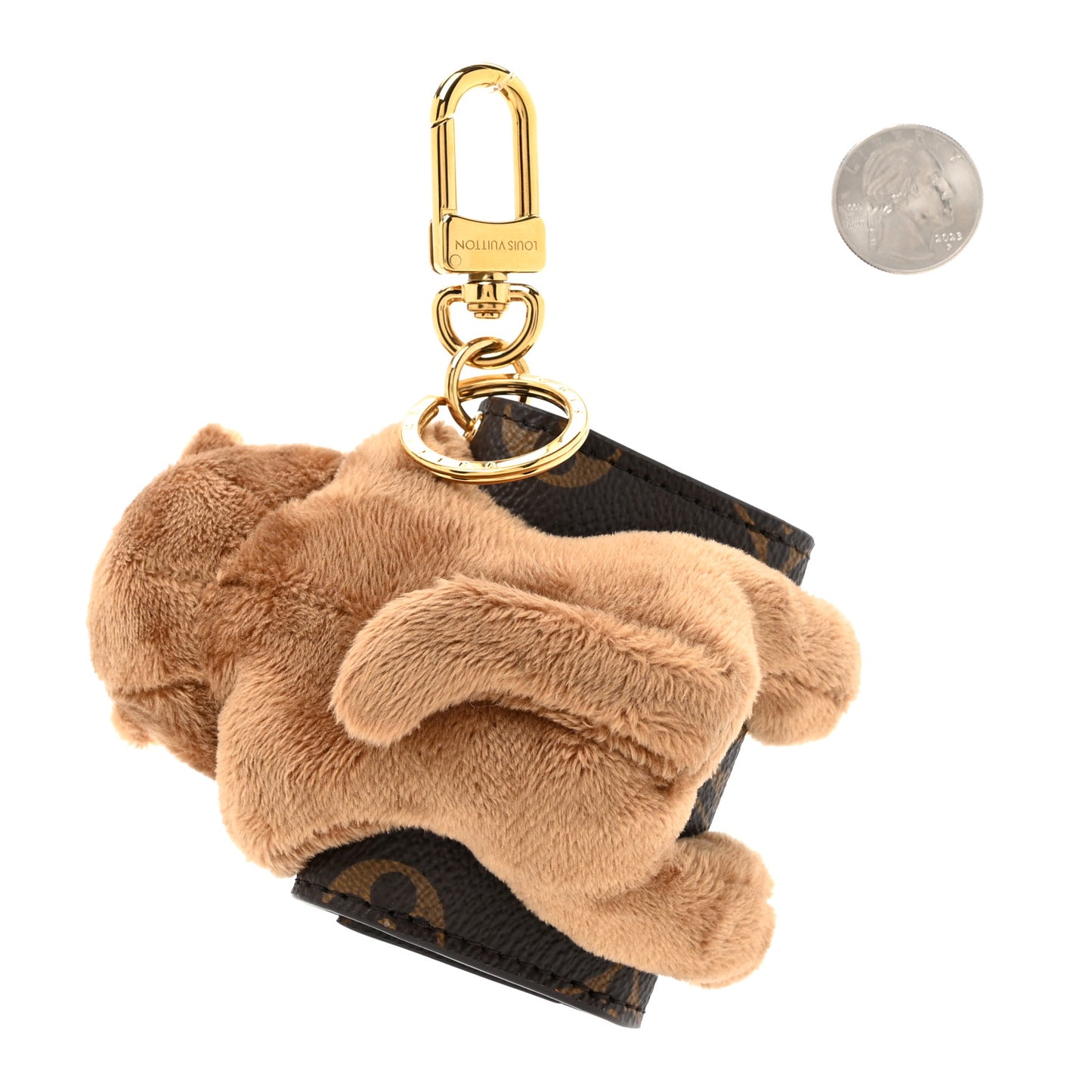 Monogram Cute Cat Pouch Earphones Case