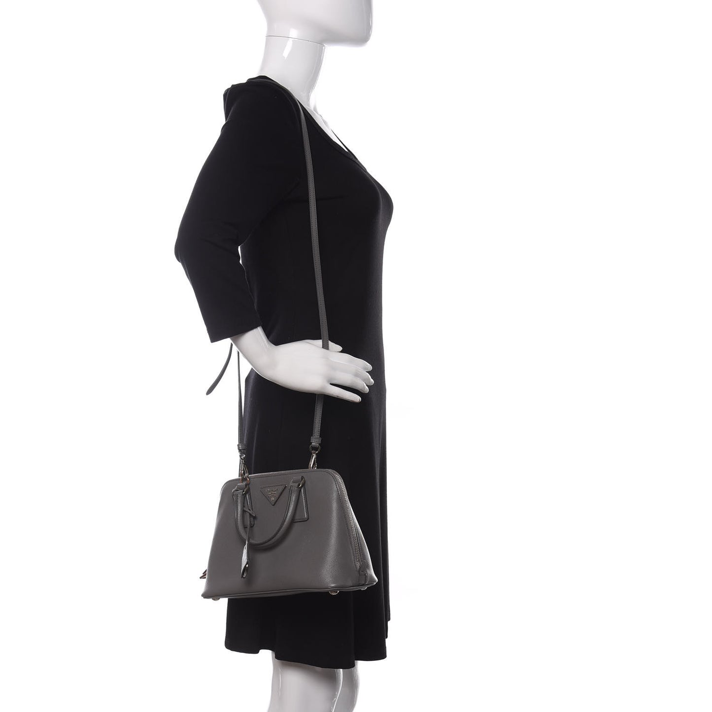 Saffiano Lux Small Promenade Tote Marmo