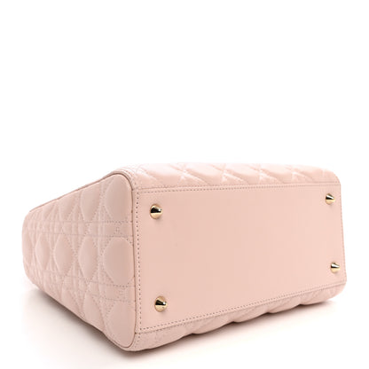 Christian Dior Lambskin Cannage Medium Lady Dior Light Pink 4 of 10