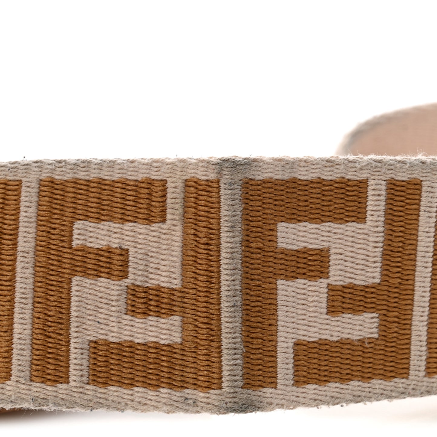 Ribbon Vitello King FF 1974 Adjustable Strap You Poudre Cuoio Miele Scuro