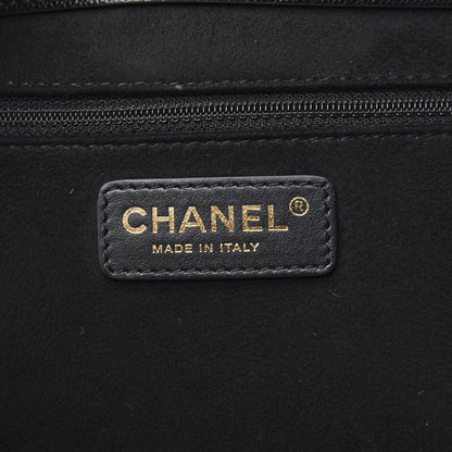 Chanel Caviar Small Studded Deauville Tote Black 5 of 12