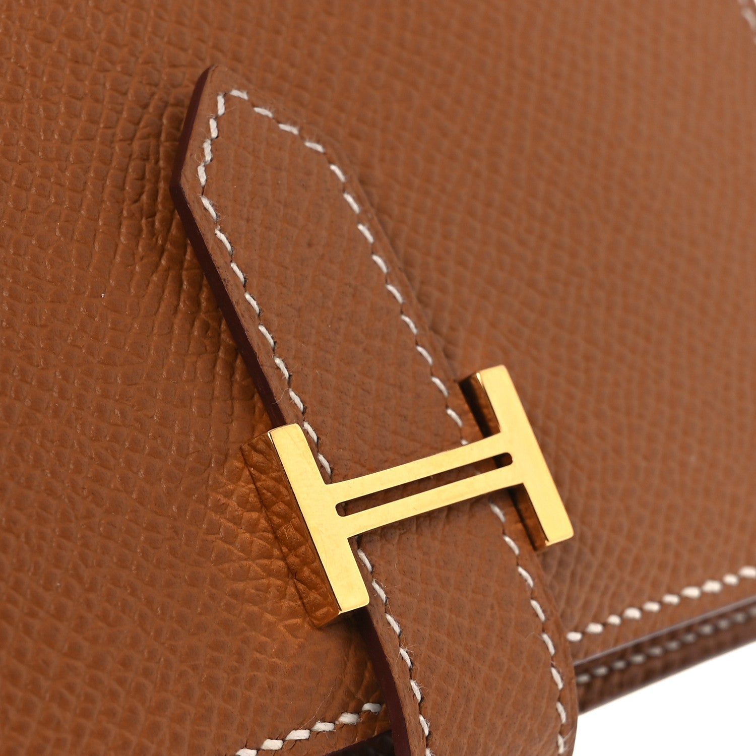 Hermes Epsom Bearn Compact Wallet Gold 8 of 8