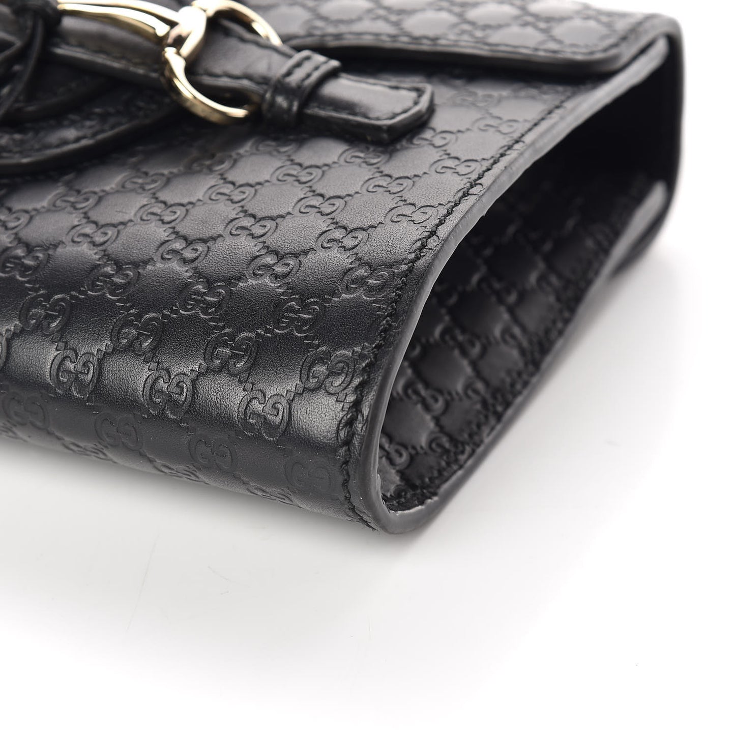 Microguccissima Mini Emily Shoulder Bag Black