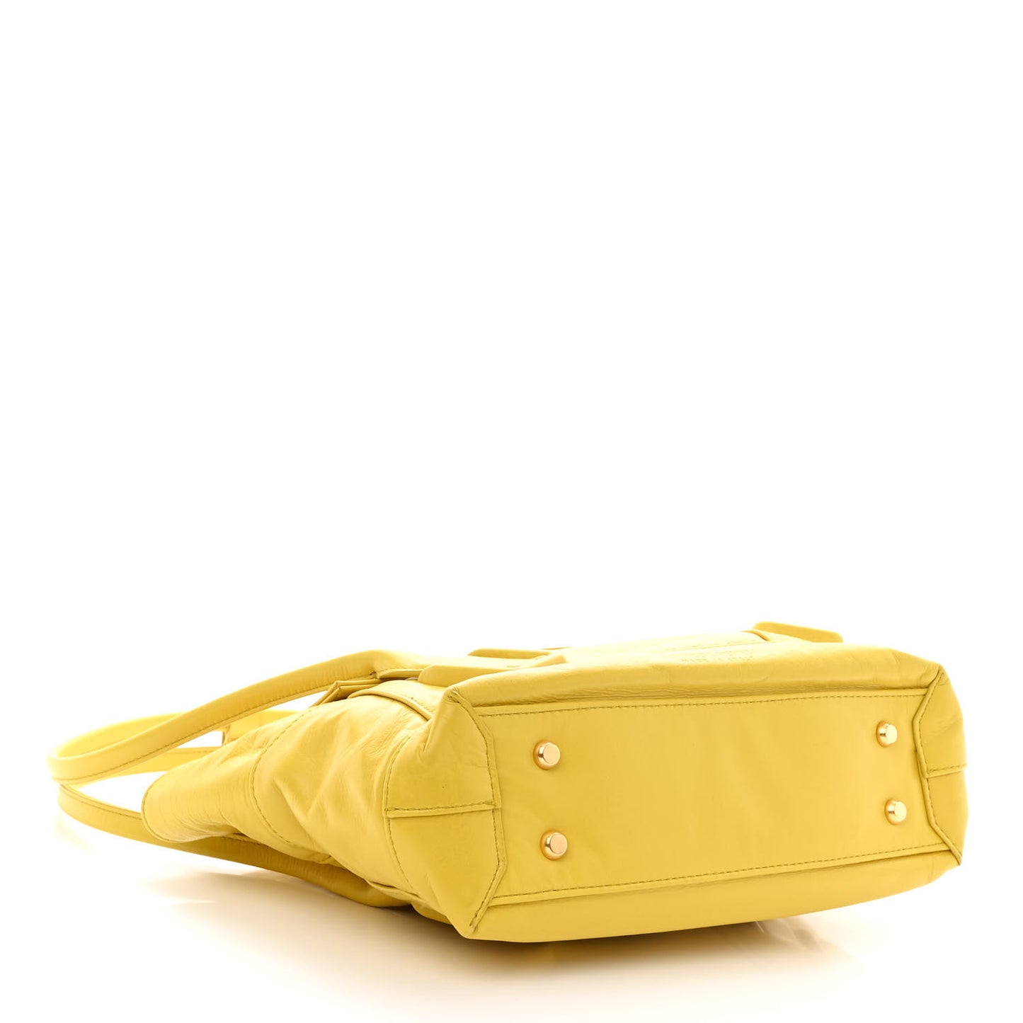 Paper Calfskin Maxi Intrecciato Small Arco Mirabelle