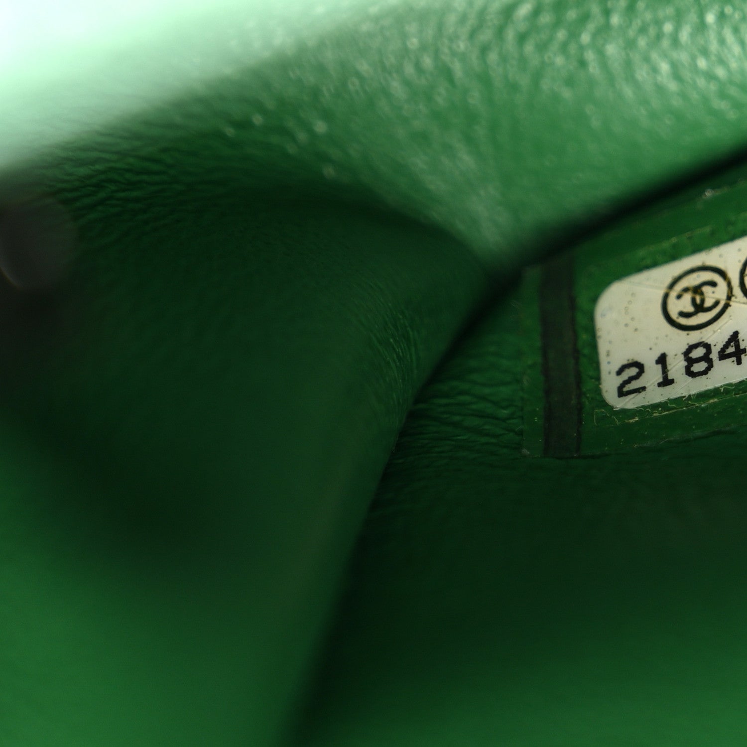 Chanel Caviar Quilted Mini Rectangular Flap Green 7 of 10