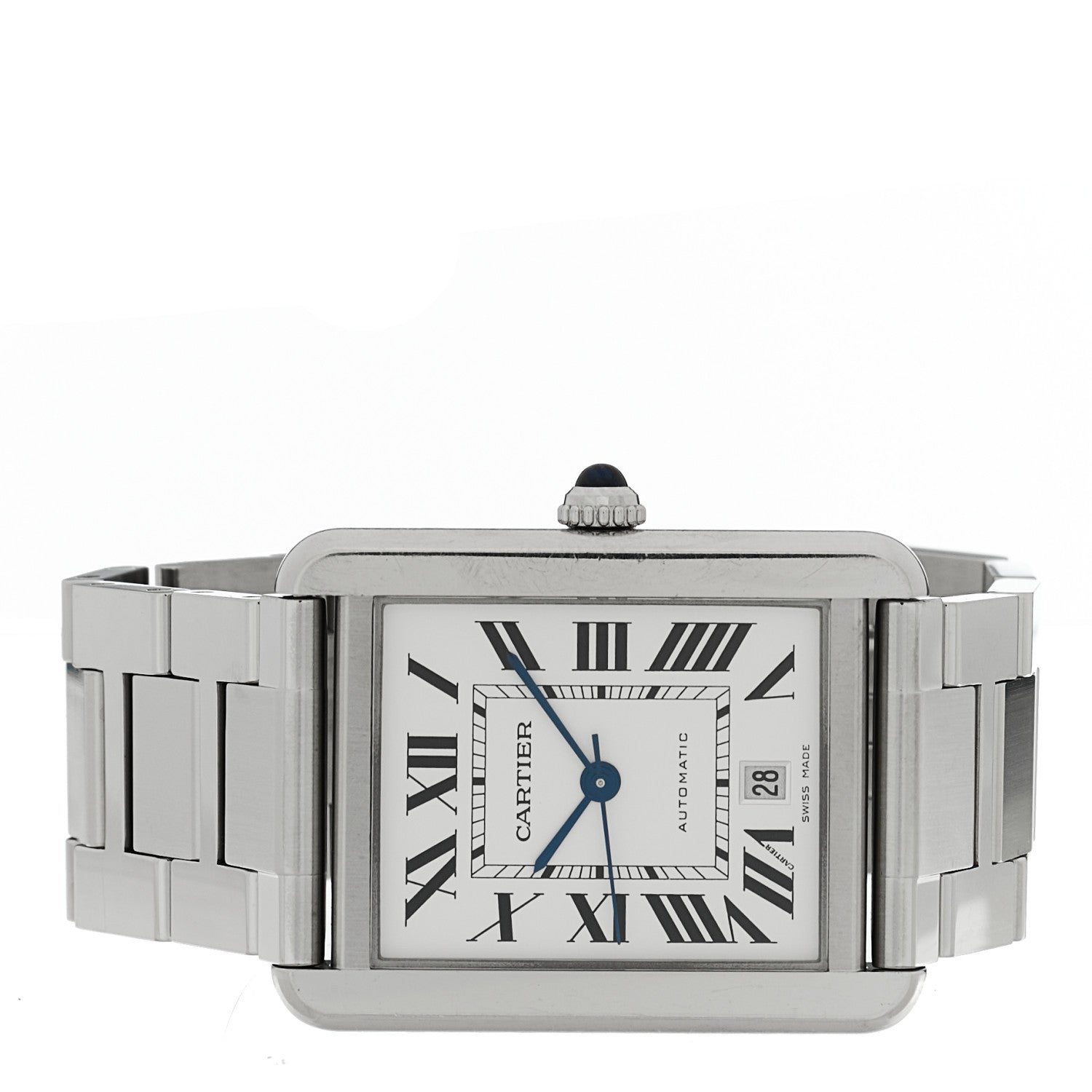 Cartier Stainless Steel 31mm Tank Solo Automatic Watch 2 of 4