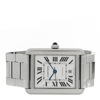 Cartier Stainless Steel 31mm Tank Solo Automatic Watch 2 of 4