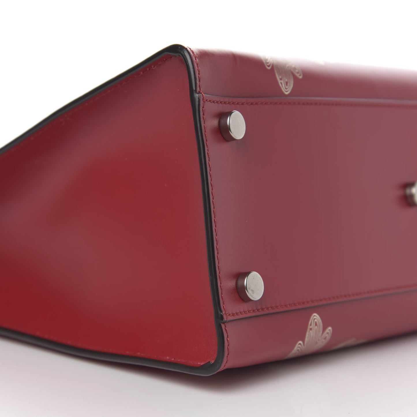Calfskin Web Chinese New Year Medium Dionysus Tote Bag Hibiscus Red