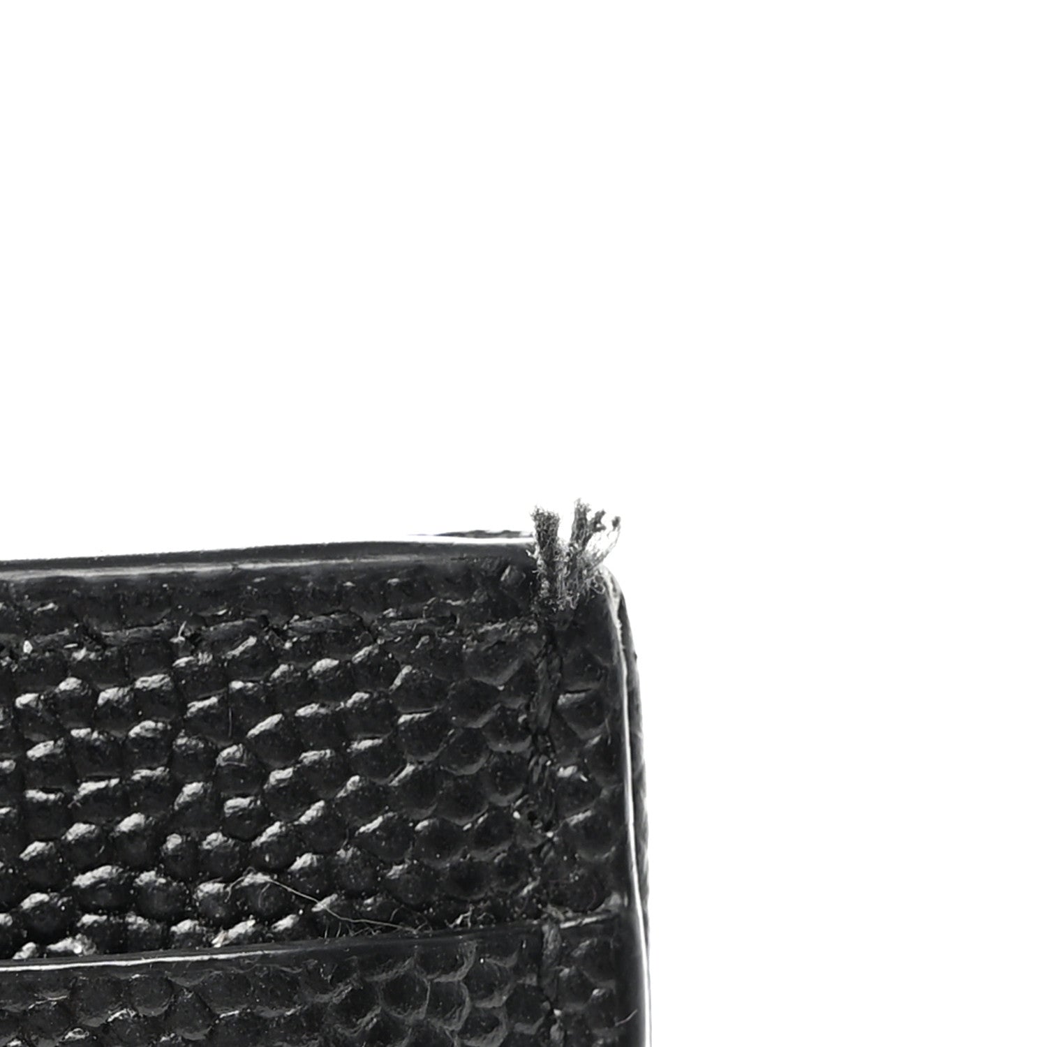 Saint Laurent SAINT LAURENT Grain De Poudre Matelasse Chevron Monogram Fragments Zippered Card Case Black 8 of 16