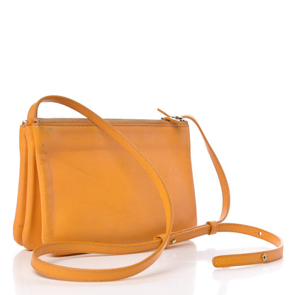 Celine Lambskin Small Trio Crossbody Bag Sunflower 3 of 24