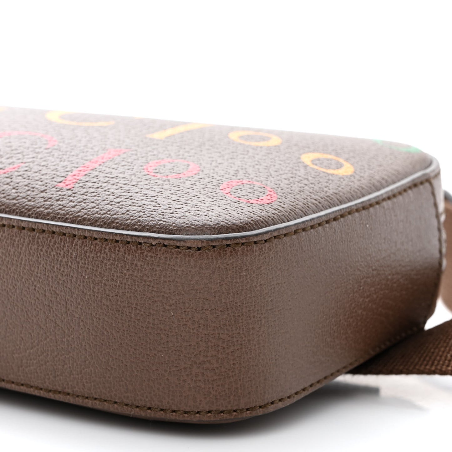 Textured Dollar Calfskin Gucci 100 Aria Belt Bag 80 32 New Acero Multicolor