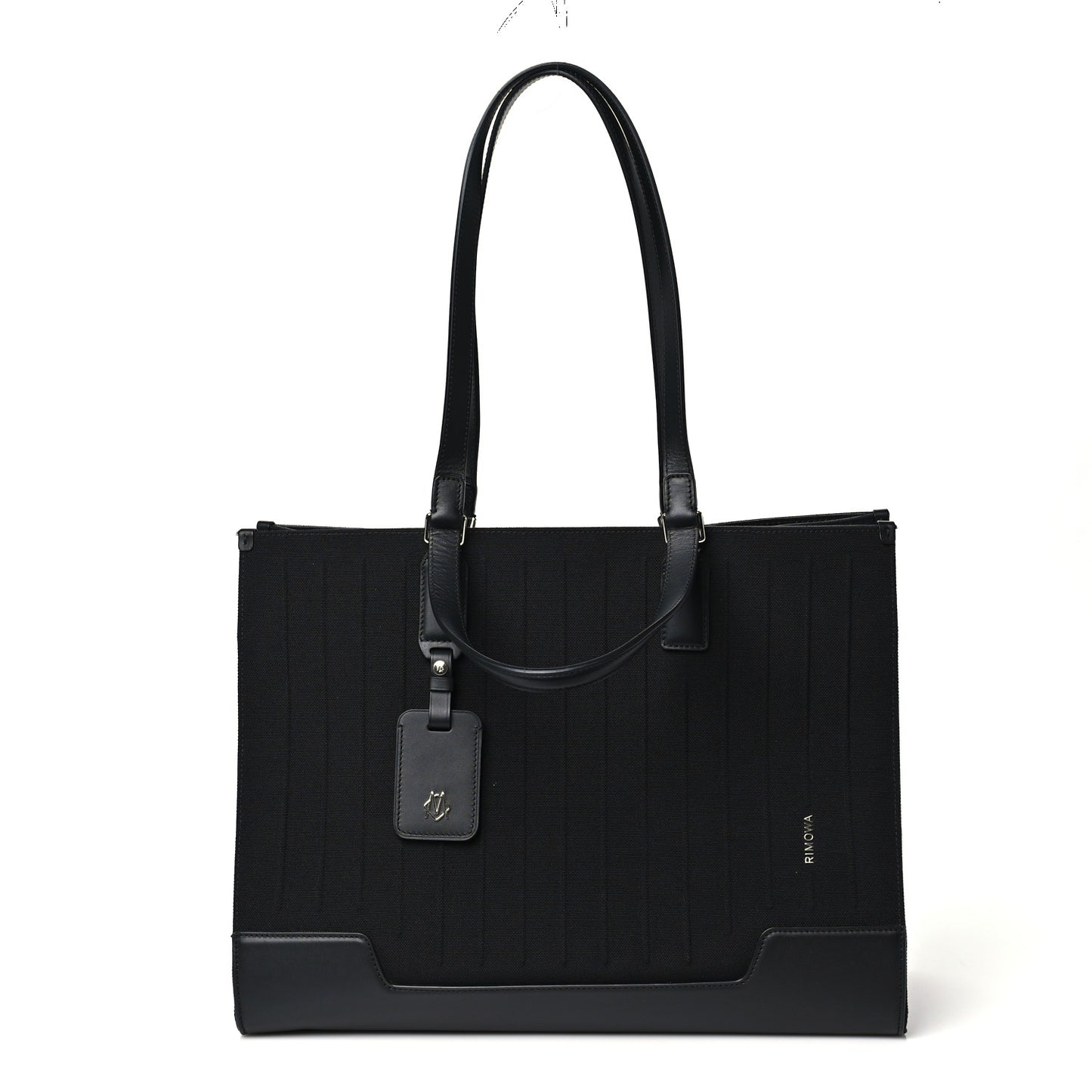 Canvas Never Still Large Tote Black