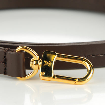 Louis Vuitton Calfskin 12mm Favorite Long Strap Brown 3 of 3
