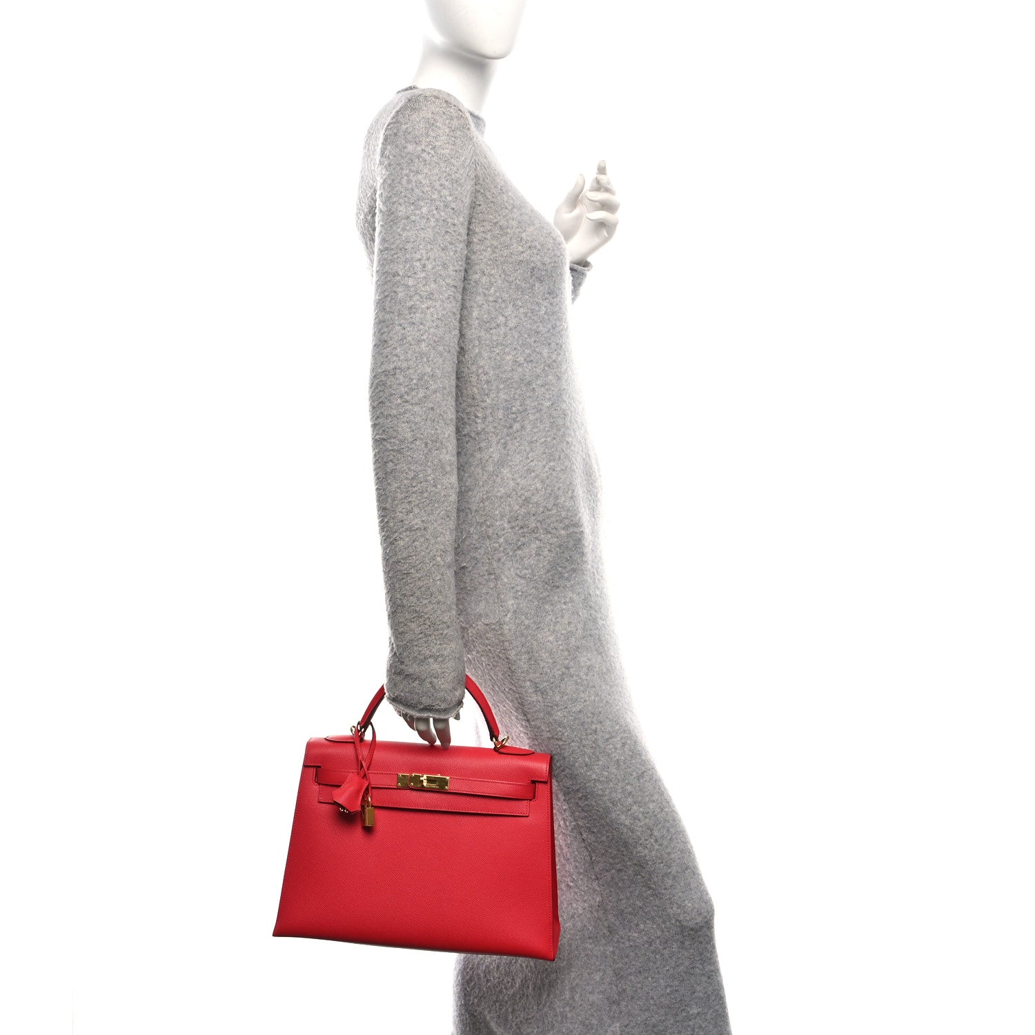 Hermes Epsom Kelly Sellier 32 Bougainvillea 2 of 13