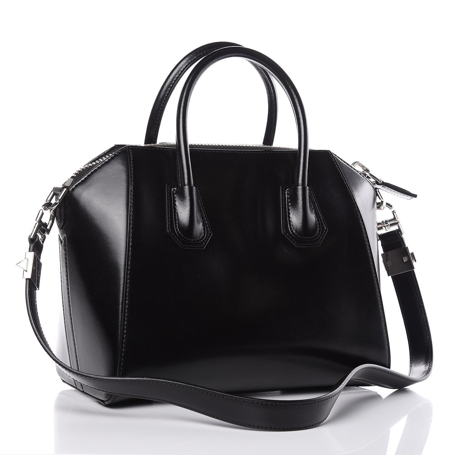 Givenchy Shiny Lord Calfskin Small Antigona Black 3 of 16
