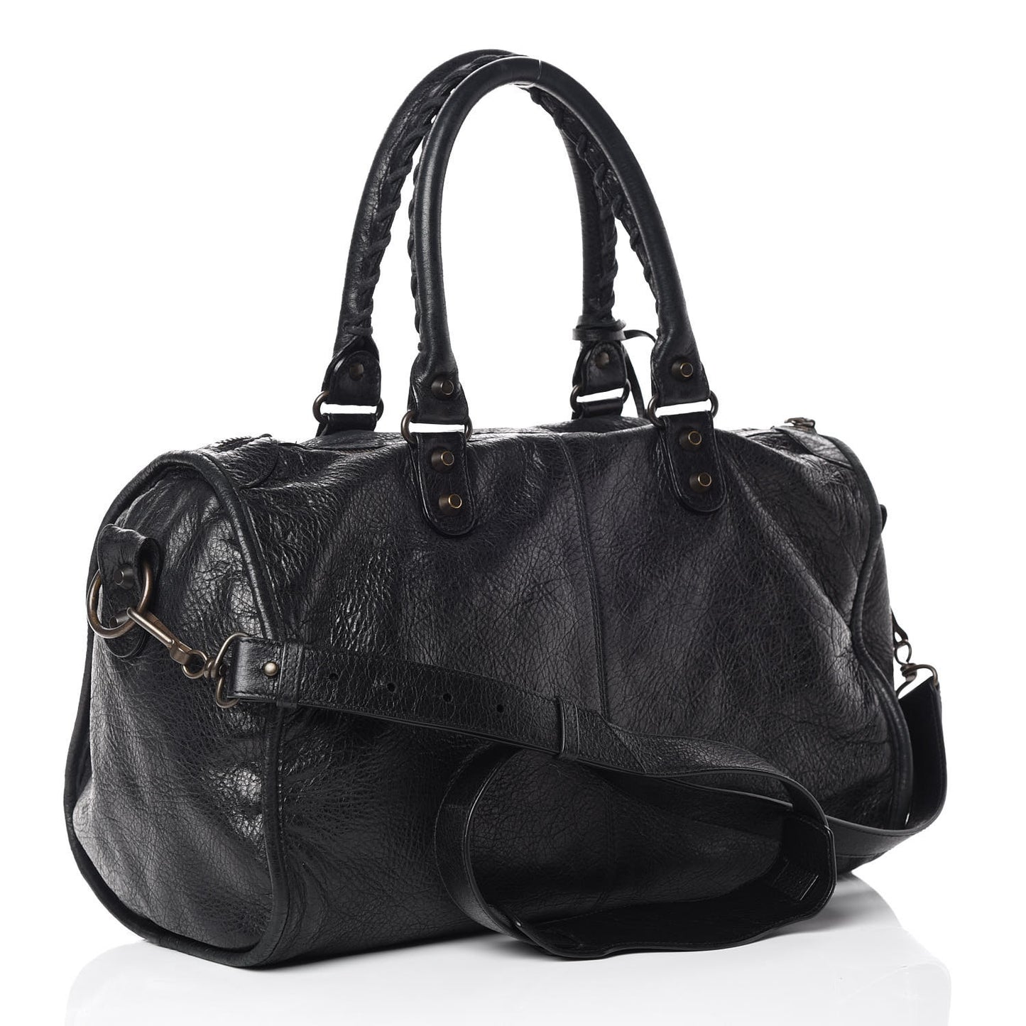 Agneau Classic Hardware Maxi Twiggy Black